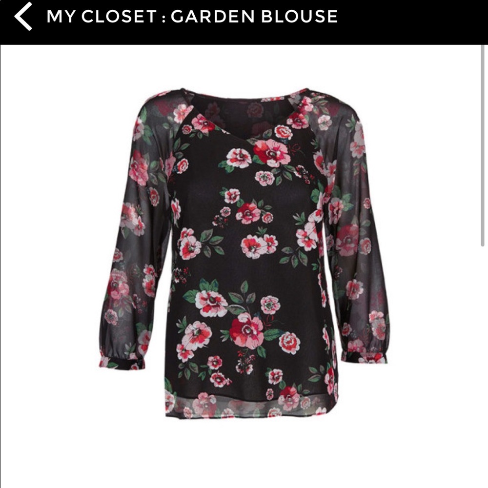 EUC CAbi Garden Blouse
